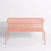 Petite Friture Week-end Outdoor Bench With Back