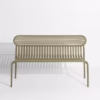 Petite Friture Week-end Outdoor Bench With Back