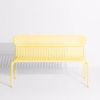 Petite Friture Week-end Outdoor Bench With Back