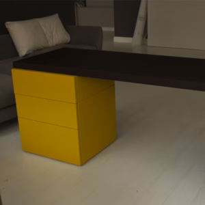 Pianca Yellow Chest of Drawers Only Ex-Display