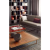 Pianca Icaro Square Coffee Table 60cm Marble, Wood, Stone & Glass