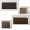 Pianca Norma 52cm Height Bedside Table or Cabinet Chest 2 Drawers