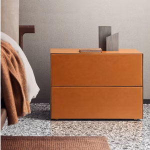 Pianca Norma 52cm Height Bedside Table or Cabinet Chest 2 Drawers