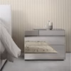 Pianca Norma 52cm Height Bedside Table or Cabinet Chest 2 Drawers