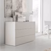 Pianca Norma 52cm Height Bedside Table or Cabinet Chest 2 Drawers
