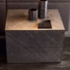 Pianca Norma 52cm Height Bedside Table or Cabinet Chest 2 Drawers
