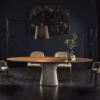 Podium Rounded Fixed Table by Bontempi Casa 