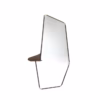 Porada Ops 3 Wall Mirror with Shelf in Canaletta Walnut