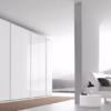 Presotto Glass Hinged Door Wardrobe