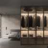 Presotto Telaio Vetro Hinged Door Wardrobe