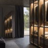 Presotto Telaio Vetro Hinged Door Wardrobe