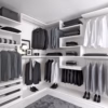 Presotto Varius Walk-in Open Wardrobe