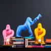 Qeeboo Kong XS Lamp in Six Different Colours