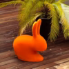Qeeboo Rabbit Chair Baby Velvet Finish in 6 Colours