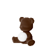 Qeeboo Teddy Girl Lamp Velvet Finish with Rechargeable Led