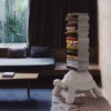 Qeeboo Turtle Carry Bookcase in White, Grey or Black
