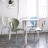 Round Shape Lau Wood Table and Console by Stua