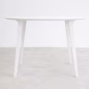 Round Shape Lau Wood Table and Console by Stua
