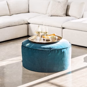 Furninova Ruby Footstools in Fabric or Leather