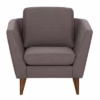 Sits Mynta Armchair Upholstered in Fabric, Leather