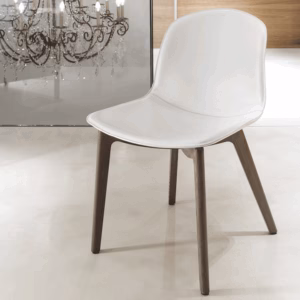 Seventy Wood Legs Chair by Bontempi Casa 