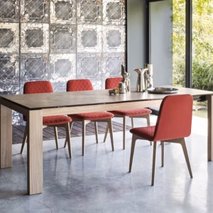 Sigma Glass Extending Table by Calligaris Connubia