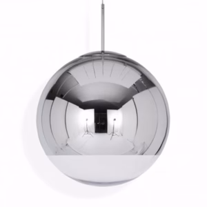 Tom Dixon Silver Mirror Ball Pendant Light