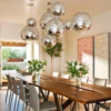 Tom Dixon Silver Mirror Ball Pendant Light