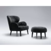 Sits Ross Home Armchair Lounge Chair with Footstool