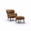 Sits Ross Home Armchair Lounge Chair with Footstool