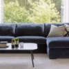 Sits Sophia Set 2 3 Seater Sofa + Chaiselongue Upholstered in Fabric