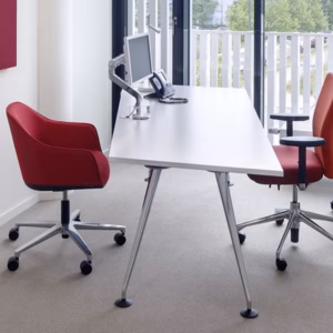 Vitra Softshell Office Chair, Fabric, Leather Upholstery