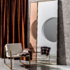 Sovet Italia Bugatti Armchair Lounge Chair In Leather, Fabric or Velvet