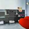 Sovet Italia Delphi Modular Glass Bookshelf Bookcase