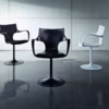 Sovet Italia Flute Girevole Swivel Chair with Arms