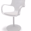Sovet Italia Flute Girevole Swivel Chair with Arms