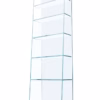 Sovet Italia Olympia Shelves Unit in Extraclear Glass
