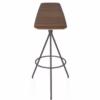 Sovet Italia Sila Bar Stool in 3 Different Wood Finishes