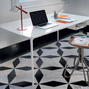 Sovet Italia Slim Office Desk Table in Different Sizes & Finishes 