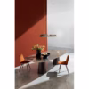 Sovet Italia Totem Fixed Barrel 2 Bases Dining Table 250cm Length