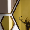 Sovet Italia Visual Hexagonal Wall Mirror in Different Finishes & Sizes