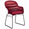 Suri Sleigh Chair with Arms by Bontempi Casa