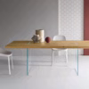 Tavolante Aged Oak Dining Table by Tonelli Design