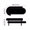 Tom Dixon Fat Chaise Longue Right or Left 
