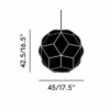 Tom Dixon Puff Pendant Light Dimensions