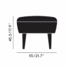 Tom Dixon Wingback Ottoman