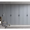 Profile Glass/Mirror Hinged Wardrobe by Gruppo Tomasella