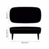 Tom Dixon Wingback Long Ottoman