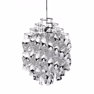 Verpan Spiral Suspension Light - Chrome 