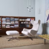 Vitra Grand Repos Armchair Lounge Chair in Leather or Fabric Optional Ottoman or Panchina